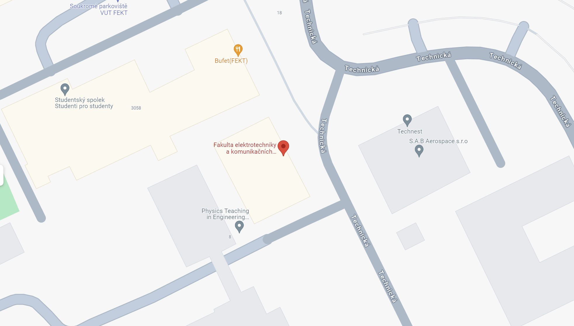 VUT FEKT, Technická 12, Brno